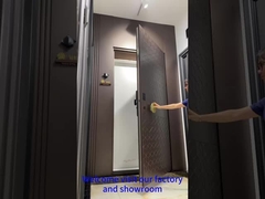 Einer Tür eine Sicht gegossenen Aluminium Tür