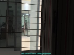 Schiebefenster mit Gaze