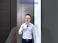 Schmale Aluminium+Holzschiebetür