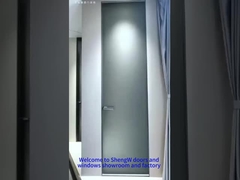 Unsichtbare schmale Tür