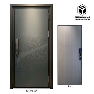 Sichere Aluminium-Eingangstür Mehrpunktsperrtür Wohnzimmer Moderne Aluminium-Vordertüren