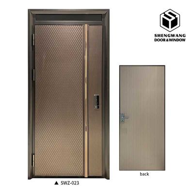 Anpassungsfähige Wohnung Aluminium Swing Door Architektur Metall Swing Door