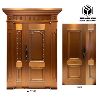 Verriegelung sicherer Aluminium Garten Tor für Villa und Home Metall Garten Tor