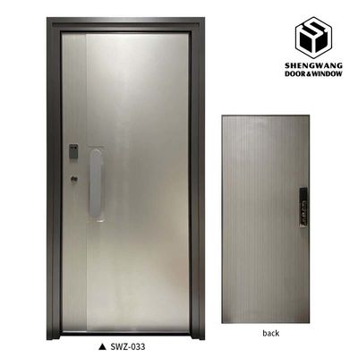 Sicherheit Holz Feuer Aluminium Zimmer Türen mit Schönheit THK 45mm Veredelung Panel fertiggestellt