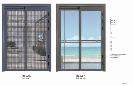 Weiße Aluminium-Rutschfenster kundenspezifisches Design glatte kommerzielle Aluminium-horizontale Rutschfenster