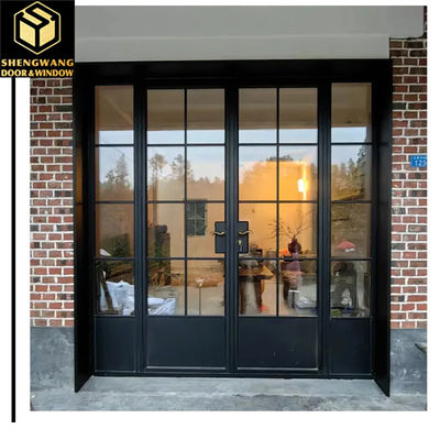 Villa Push Pull Vorhang Wandfenster Durchsichtiges Aluminium Schwarzes Fenster Schiebewerk