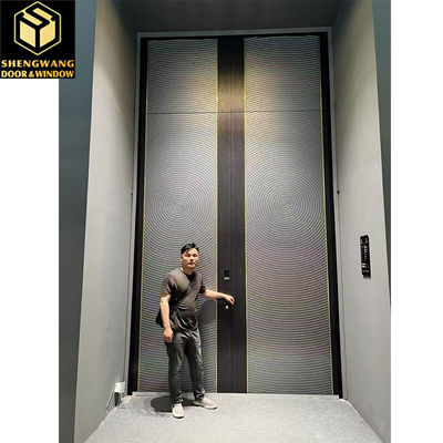 ODM Swing Aluminium Fußgänger-Gartentore Kupfer Imitation Oberflächenveredelung Metall Tor Außen